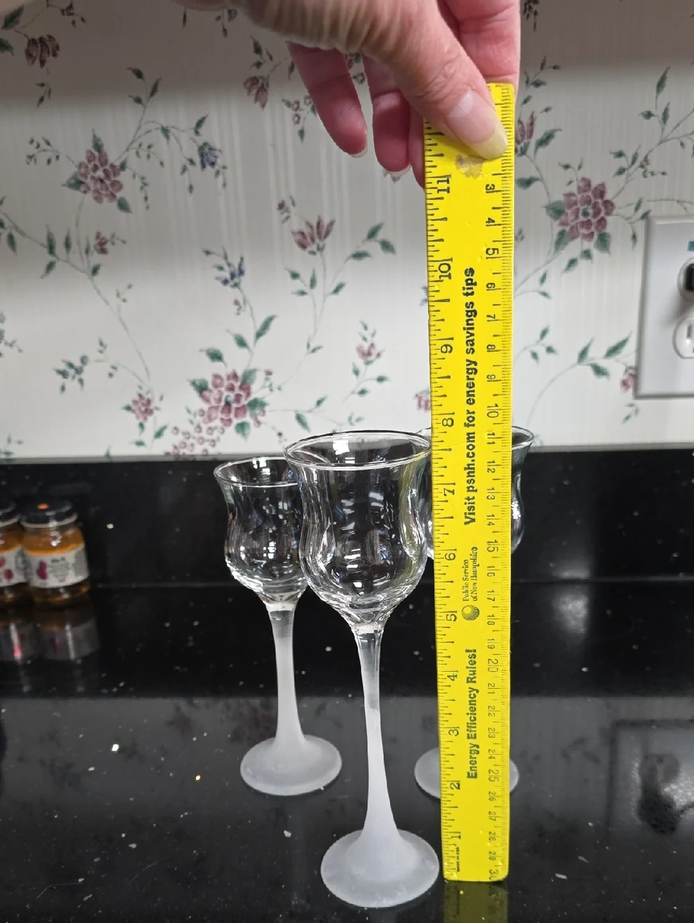 HOST PICK. Vintage. PartyLite Iced Crystal Trio with Frosted Stems - Picture 2 of 5